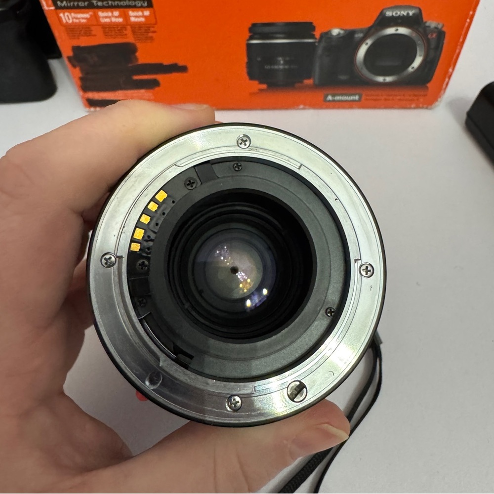 Sony Alpha A55 DSLR Camera w/2 Lenses, Batteries, & Chargers (SLT-A55VL) - Picture 12 of 15